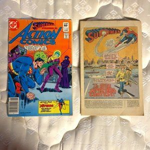 (2) Superman comic books